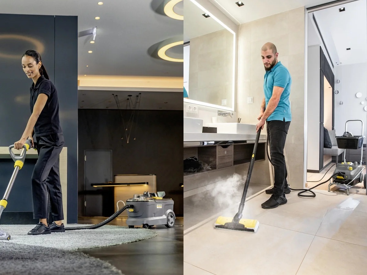 Hotel room deep cleaning