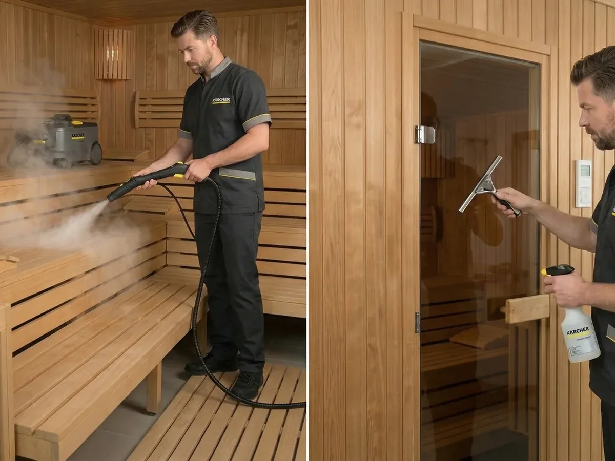 Wellness / sauna deep cleaning